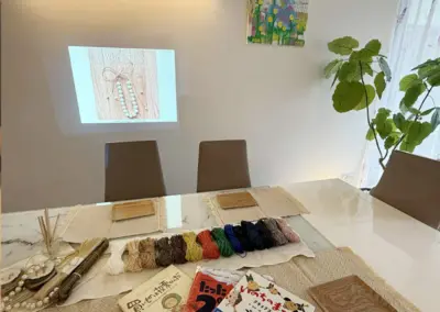ワークショップの風景 自然素材を使った手作り体験